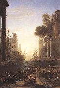 Claude Lorrain Embarkation of St Paula Romana at Ostia china oil painting reproduction